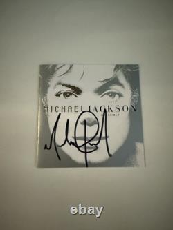 Michael Jackson Signed Invincible CD From 2001 Virgin Megastore Event withshop bag