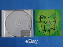 Michael Jackson Signed Invincible CD With Vip Pass