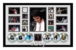 Michael Jackson Signed Limited Edition Framed Memorabilia