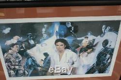 Michael Jackson Signed Making History Print in Frame No. 107 of only 400 Rare