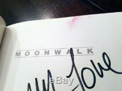 Michael Jackson Signed Moonwalk First Edition 1988