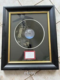 Michael Jackson Signed, PSA LOA, Custom Framed, One Of A Kind Piece