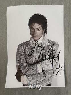 Michael Jackson Signed Photo / Autograph