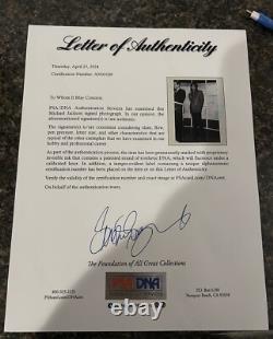Michael Jackson Signed Photo PSA Certified Autograph Rare Auto