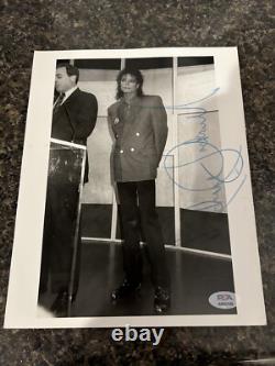 Michael Jackson Signed Photo PSA Certified Autograph Rare Auto