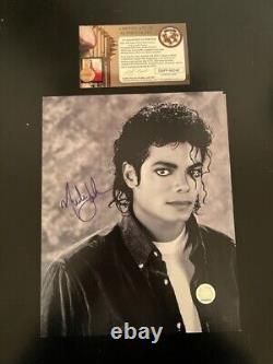 Michael Jackson Signed Photo W COA