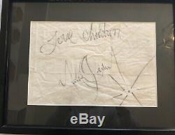 Michael Jackson Signed Pillowcase, Rare Worn, Smile Orginal Handwritten Letter