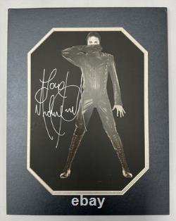 Michael Jackson Signed Poster Matted Frame 15x13 Inscribed Love JSA Letter COA
