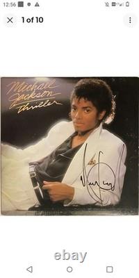 Michael Jackson Signed Thriller LP autographed vinyl record