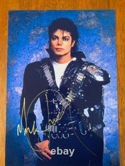 Michael Jackson Singer Music Signed Autographed 8x12 Photo RA COA