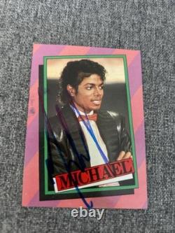 Michael Jackson Singer Signed Autographed Music Trading Card COA