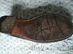 Michael Jackson' Stage Worn Sebago Shoes Signed Owned No Fedora +full Letters