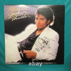 Michael Jackson THRILLER signed LP Record Album