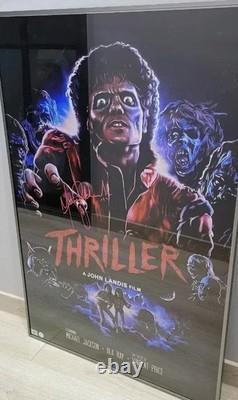 Michael Jackson Thriller Hand Signed Autographed Poster with COA OA0136X