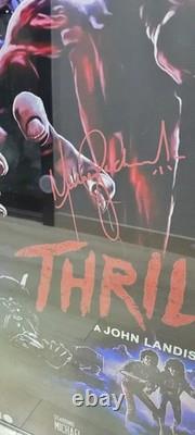 Michael Jackson Thriller Hand Signed Autographed Poster with COA OA0136X