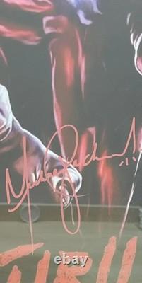 Michael Jackson Thriller Hand Signed Autographed Poster with COA OA0136X