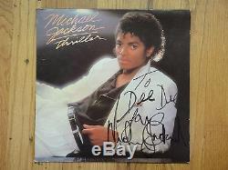Michael Jackson Thriller Signed Album Psa/dna Certified Authentic Autograph Rare
