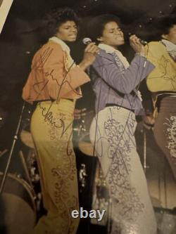 Michael Jackson and the Jackson 5 Signed Photo Autographed withWhitman Mayo Rare