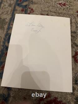 Michael Jackson and the Jackson 5 Signed Photo Autographed withWhitman Mayo Rare