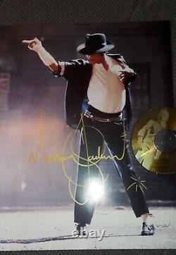 Michael Jackson autograph Signed poster