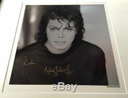 Michael Jackson limited lithograph Signed autograph very rare Man in the mirror