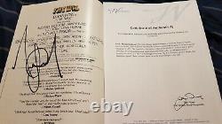 Michael Jackson signed autograph The Wiz Program Thriller King of Pop