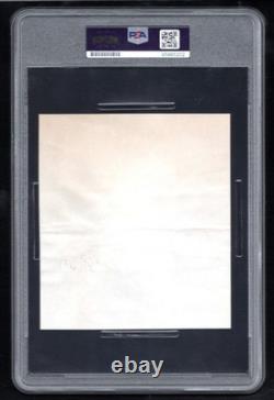Michael Jackson signed autograph on 5x5.5 Hamleys Toyshop Letterhead PSA Slabbed
