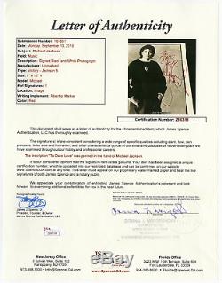 Michael Jackson signed autographed 8x10 photo! RARE! King of Pop! JSA LOA