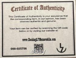 Michael Jackson signed photo withCOA Autograph Signature Thriller Beat It