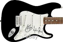 Michael and Janet Jackson Autographed Signed Guitar