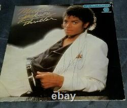 Michael jackson signed Thriller Vinyl
