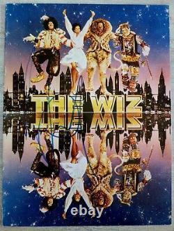 Michael jackson signed autograph 9x12 Full Program For The Wiz