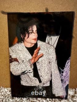 Micheal Jackson Signed Autographed Photo From NY GIG Sept 7 2001. MSG