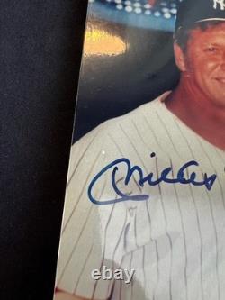 Mickey Mantle Reggie Jackson Signed Autographed 8x10 Photo JSA LOA Read