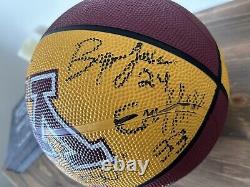 Minnesota Golden Gopher Signed Autographed Basketball Bobby Jackson Sam Jacobson