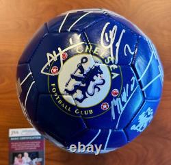 Mykhailo Mudryk, Axel, Nicolas Jackson Signed Autographed Chelsea Ball JSA COA