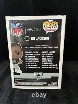 NFL BO JACKSON signed Raiders Funko Pop 89 Beckett Authentic Autograph