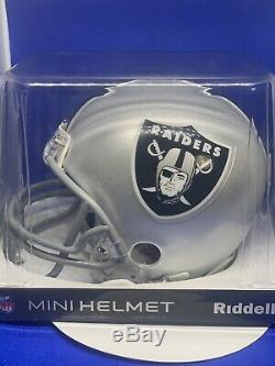Nfl Oakland Raider Bo Jackson Signed autographed Mini Football Helmet With Coa
