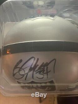 Nfl Oakland Raider Bo Jackson Signed autographed Mini Football Helmet With Coa