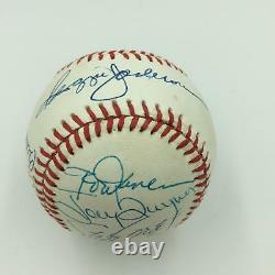 Nice Tony Gwynn Reggie Jackson Hall Of Fame Signed Baseball 16 Sigs PSA DNA COA