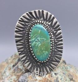 Nice, Turquoise & Sterling Silver Ring by Tommy Jackson, Navajo Signed