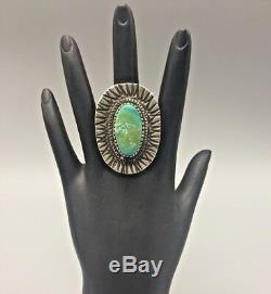 Nice, Turquoise & Sterling Silver Ring by Tommy Jackson, Navajo Signed