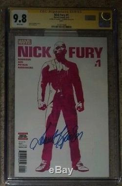 Nick Fury #1 CGC 9.8 SS Signed by Samuel L Jackson