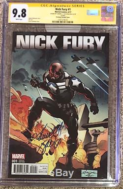 Nick Fury #1 variant cover CGC 9.8 SS Signed by Samuel L Jackson
