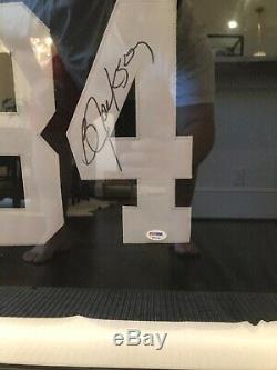 Oakland Raiders Bo Jackson Autographed Signed Framed White Jersey Beckett 130318