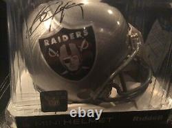 Oakland Raiders Bo Jackson Autographed Signed Mini Helmet Beckett Authentic