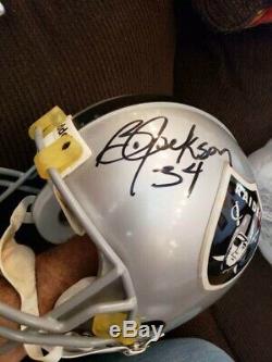 Oakland Raiders Full size helmet Bo Jackson Autographed