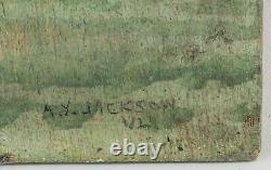 Oil on Wood Panel Landscape Painting Group of Seven signed A. Y. Jackson 1924