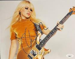 Orianthi Signed Autographed 8x10 Photo Guitar Player Michael Jackson JSA COA