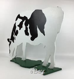 Original Woody Jackson Standing Cow Painted Art Signed by Vermont Artist